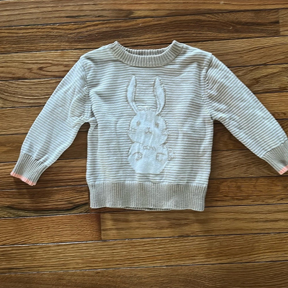 Car and Jack Easter sweater.